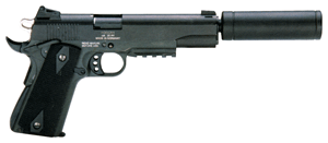 GERMAN SPORT 1911 AD-OPS - 22LR 5" BLACK/SYN 10RD W/RAIL