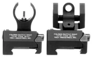 TROY BATTLESIGHT SET MICRO - HK STYLE FOLDING BLACK