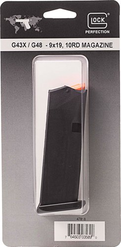 GLOCK OEM MAGAZINE 43X/48 9MM - LUGER 10RD