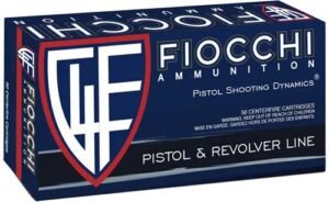 FIOCCHI 357 SIG 124GR FMJ - 50RD 20BX/CS