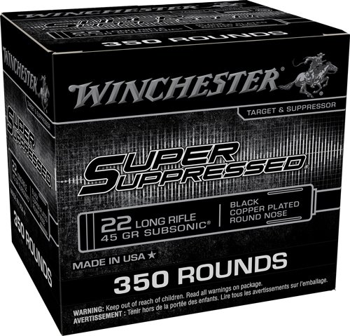 WINCHESTER 22LR 45GR SUBSONIC - 1090FPS 350RD 4BX/CS