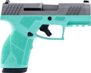 TAURUS GX2 9MM 13-SHOT ADJ. - CYAN FRAME STAINLESS SLIDE