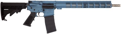 GLFA AR15 RIFLE 223 WYLDE - 16" S/S BBL BLUE TITANIUM