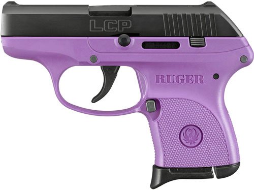RUGER LCP 380ACP 6-SHOT FS - BLUED/PURPLE POLYMER (TALO)