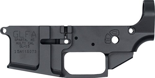 GLFA AR-15 STRIPPED LOWER - RECEIVER ALUMINUM BLACK