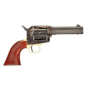 Taylor & Company Ranch Hand Handgun .357 Mag/.38 Spl 6rd Capacity 4.75" Blued Barrel Case Hardened Wood Grip