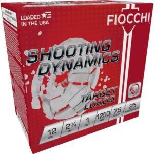 Fiocchi Shooting Dynamics Shotshells 12ga 2-3/4 in 1oz #7.5 1250 fps 25/ct