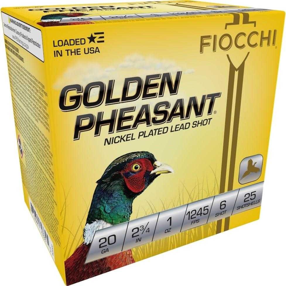 GOLDEN PHEASANT NP 20ga 2 3/4" 1oz #6 1245fps 25rd