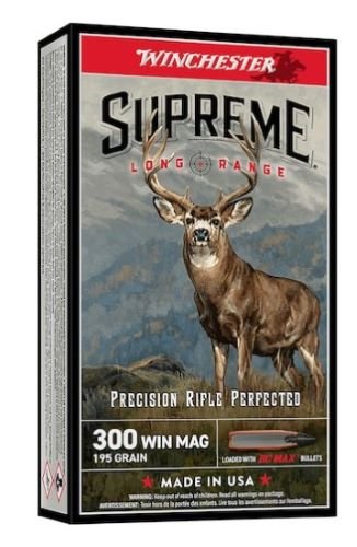 WINCHESTER SUPREME LR 300WM - 195GR BC MAX 20RD 10BX/CS