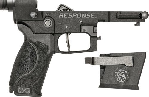 S&W RESPONSE 9MM PCC RIFLE - FLEXMAG KITS 23RD ADJ STK BLK