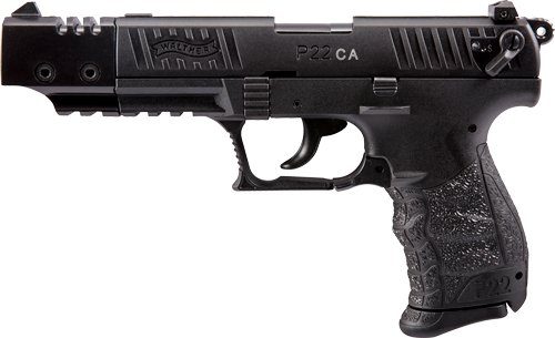 WALTHER P22 CA TARGET 22LR 5" - 10-SHOT BLACK POLYMER THREADE