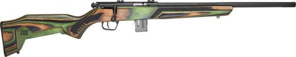 SAVAGE 93 MINIMALIST 22WMR - 18" MATTE/GREEN LAMINATE