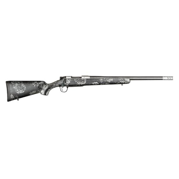 Christensen Arms Ridgeline FFT Rifle 25 Creedmoor 4rd Capacity 20" Threaded Carbon Fiber Barrel Natural Stainless w/Gray Accents Stock