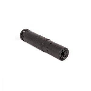 SilencerCo Omega 36M Rifle Suppressor 5.7x28mm to 9mm Luger/ 5.56 NATO to .338 LPM Stainless Steel/Titanium