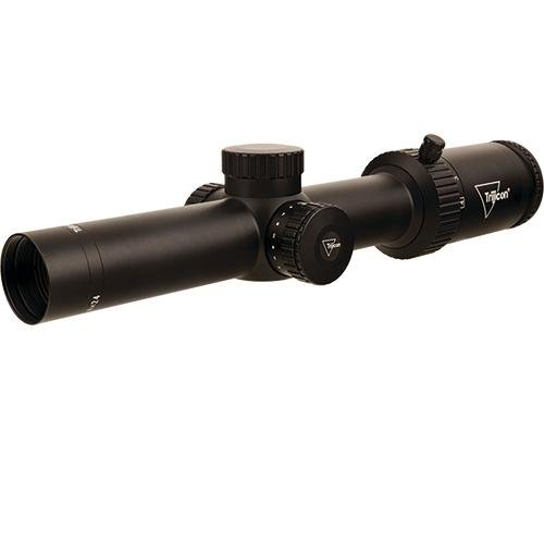 Trijicon Credo 1-4x24 (SFP) 30mm Rifle Scope w/Red MRAD Ranging Low Capped Adjusters