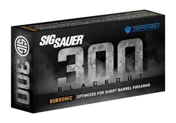 Sig Sauer Subsonic Max Expansion Rifle Ammunition .300 AAC Blackout 194 gr 1000 fps 20/ct