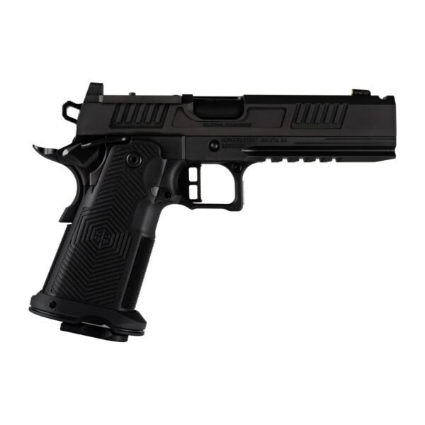 Alpha Foxtrot AF1911-Romulus MOS Adapter Handgun 9mm Luger 17(1) & 20rd(1) Magazines 5" Comp Bull Barrel DLC Black