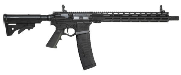 ATI ALPHA MAXX AR Rifle - Black | 5.56 NATO | 16" Barrel | 15" M-LOK Rail | 60rd | Flip-Up Sights
