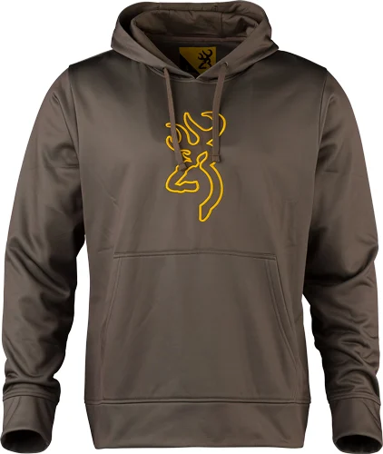 BROWNING TECH HOODIE LS - MAJOR BROWN LARGE - Image 2