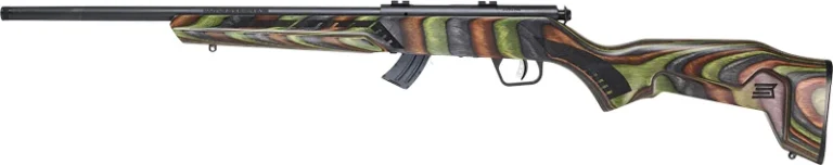 SAVAGE MARK II MINIMALIST - 22LR 18" MATTE/GREEN LAMINATE
