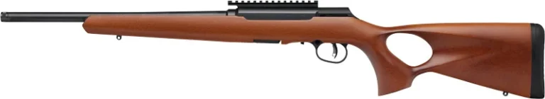 SAVAGE A22 TIMBER THUMBHOLE - 22LR 18" 10RD BLUED/WOOD