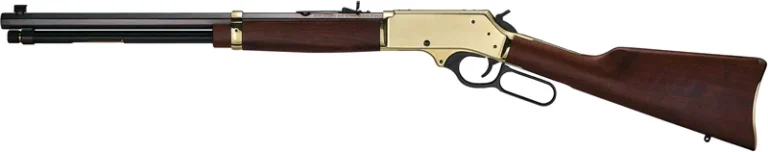 HENRY H9 BRASS SIDE GATE 30-30 - 20" BRASS WALNUT