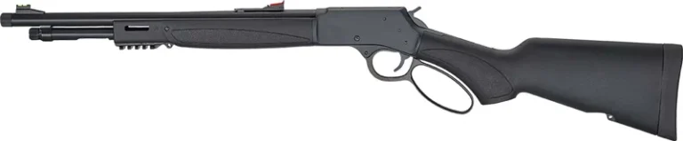 HENRY H12 X MODEL LEVER 357/38 - 17.4" TB BLUED BLACK SYN.
