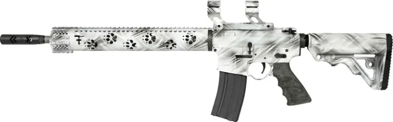 RRA LAR15 PREDATOR2 223 WYLDE - W/SCOPE MOUNT 16" BBL GHOST